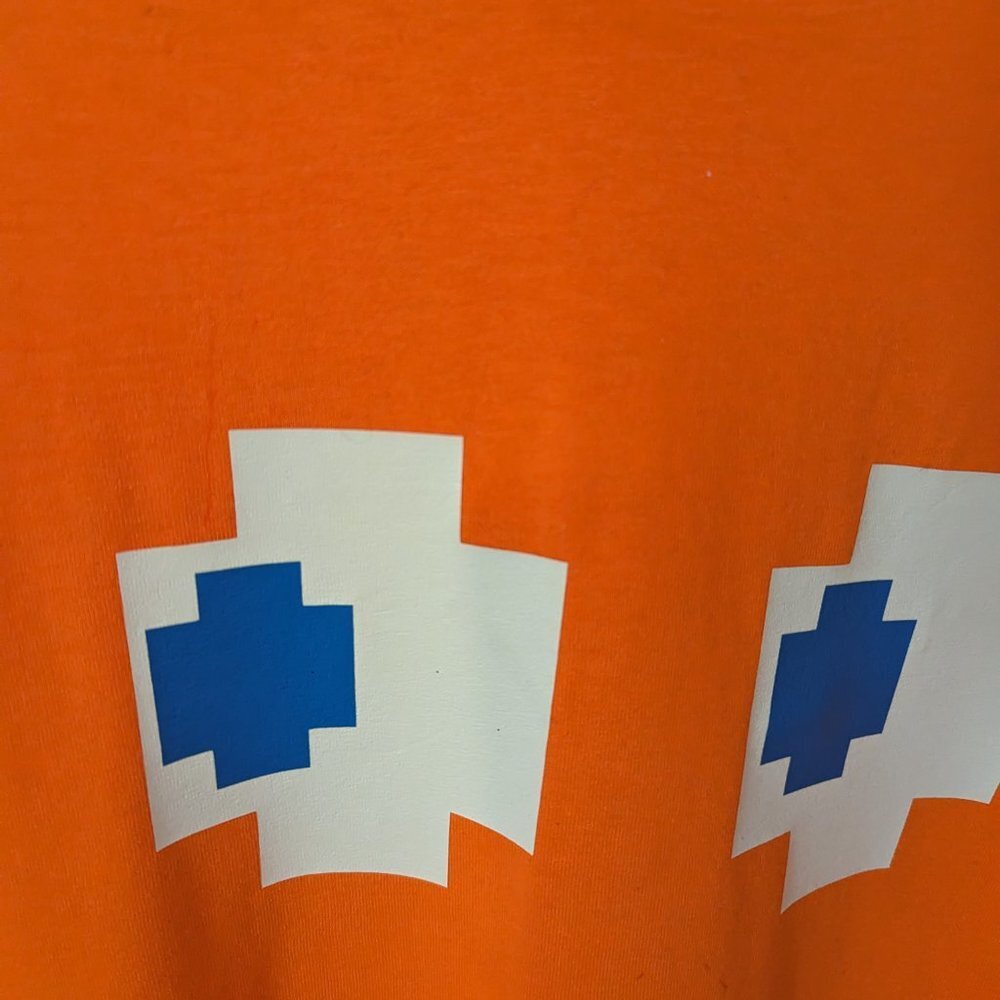 Pacman Orange Ghost Gamer Halloween Costume Unisex Tshirt Size Small - Picture 2 of 3